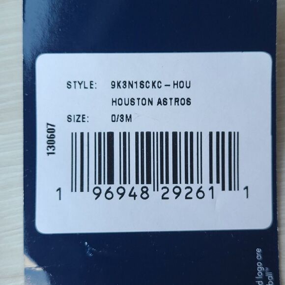 Genuine merchandise Infant Heather Gray Houston Astros Full-Snap Romper 8m NWT - Picture 5 of 8